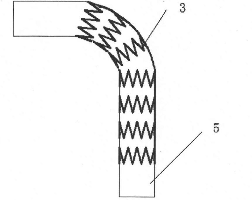 Pre-bent aortic membrane-covered stent and manufacturing method thereof