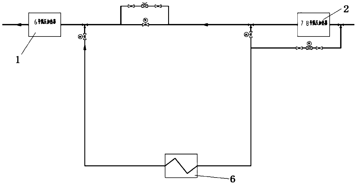 Hot water recirculation system for waste heat recovery of flue gas