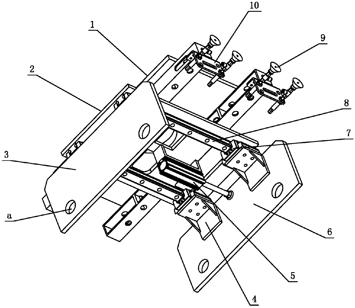 Robot clamp with clamping and material sucking functions