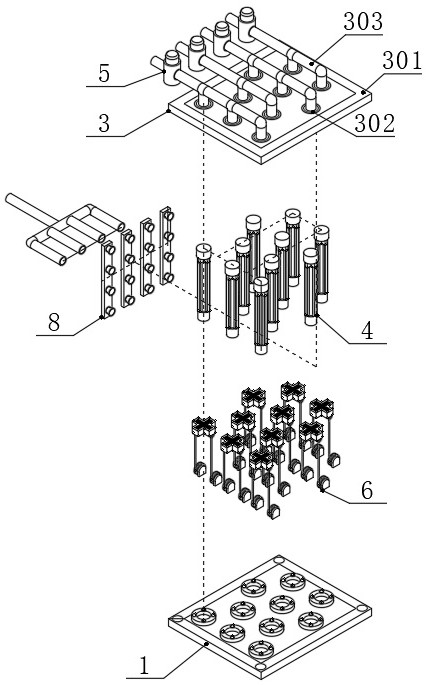 Disturbance device for sedimentation tank of sewage treatment