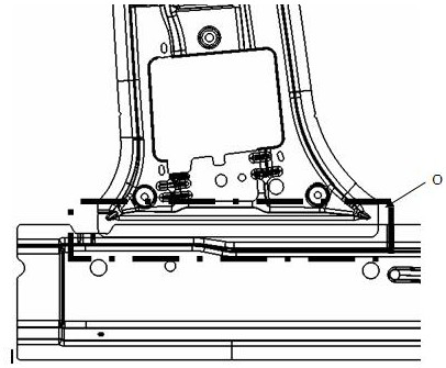 A segmented b-pillar inner panel structure and its welding method