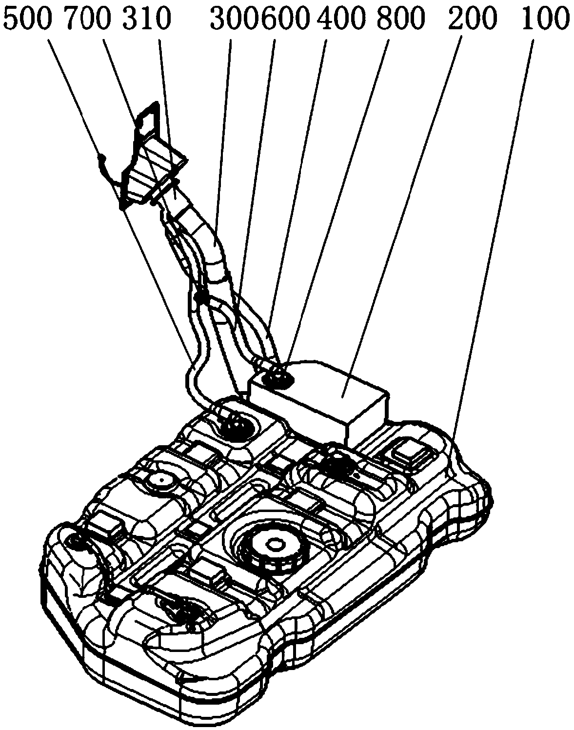 Anti-backlash fuel filling system