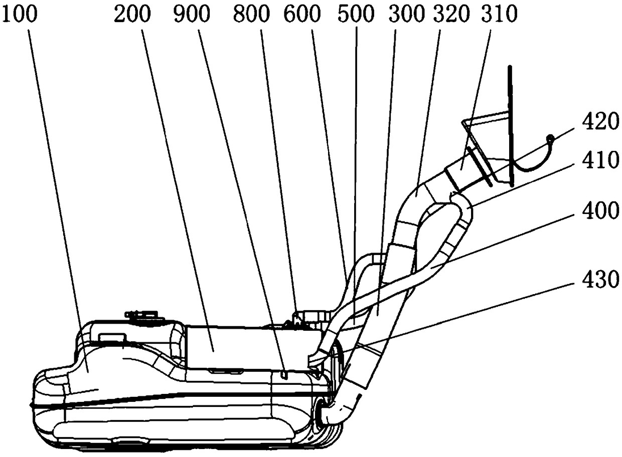 Anti-backlash fuel filling system