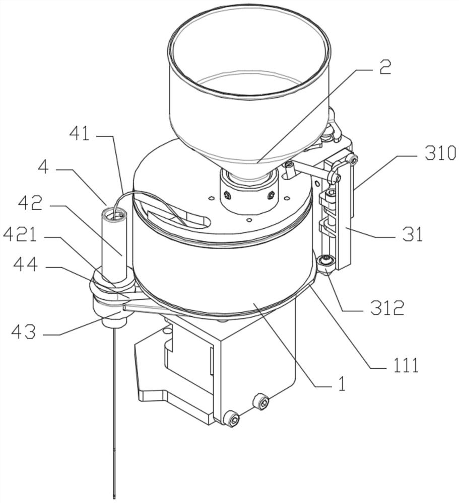 Bead embroidering and supplementing device capable of intelligently supplementing beads and bead embroidering machine