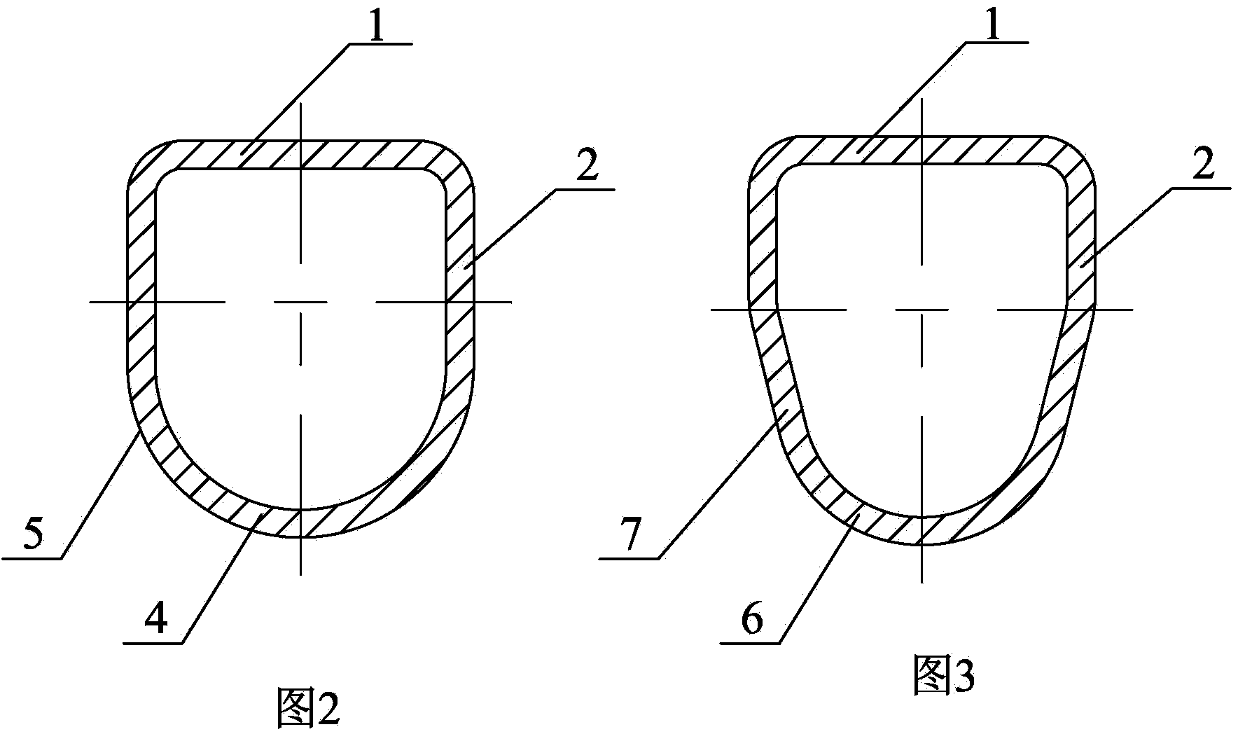 High-rigidity semitrailer axle body