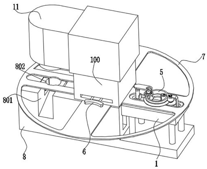 Forging device for special material forge piece of maritime work equipment and forging method of forging device