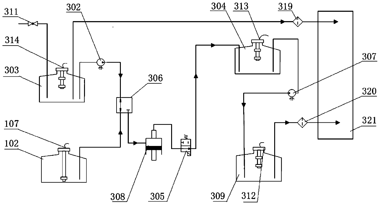 Analyzer system as well as liquid dispensing device and liquid dispensing method with cleaning function