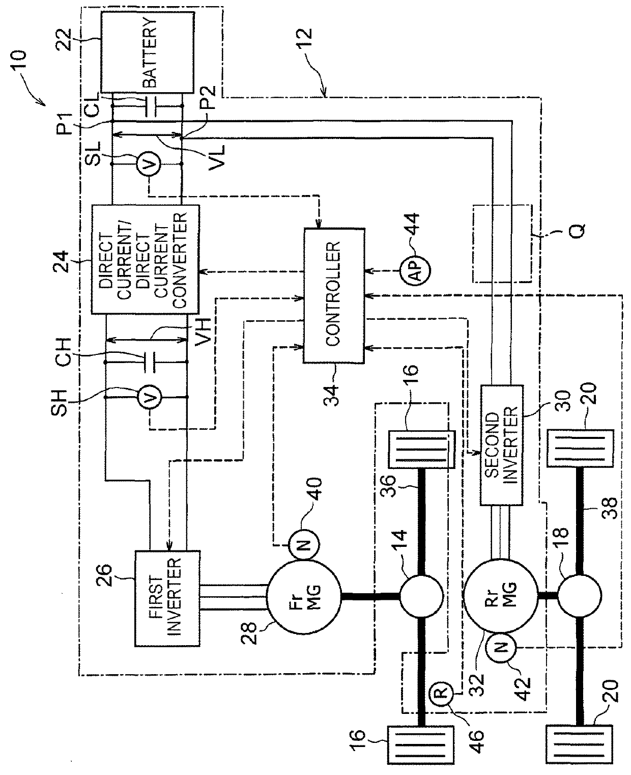 Drive control system for vehicle