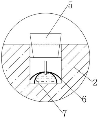 Inflatable metal stamping die for automobile parts