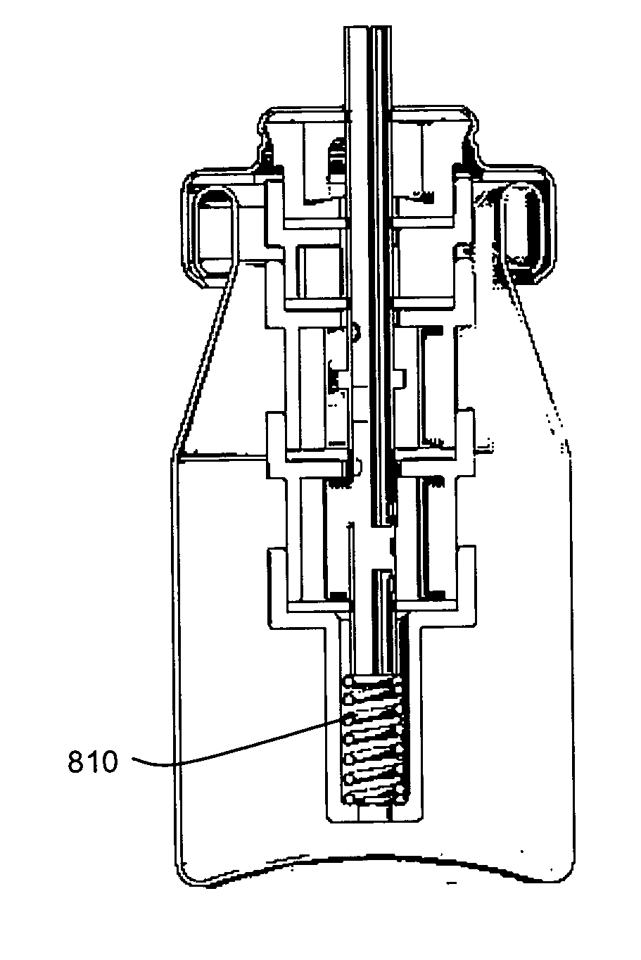 Multiple-metered self-cleaning dispenser