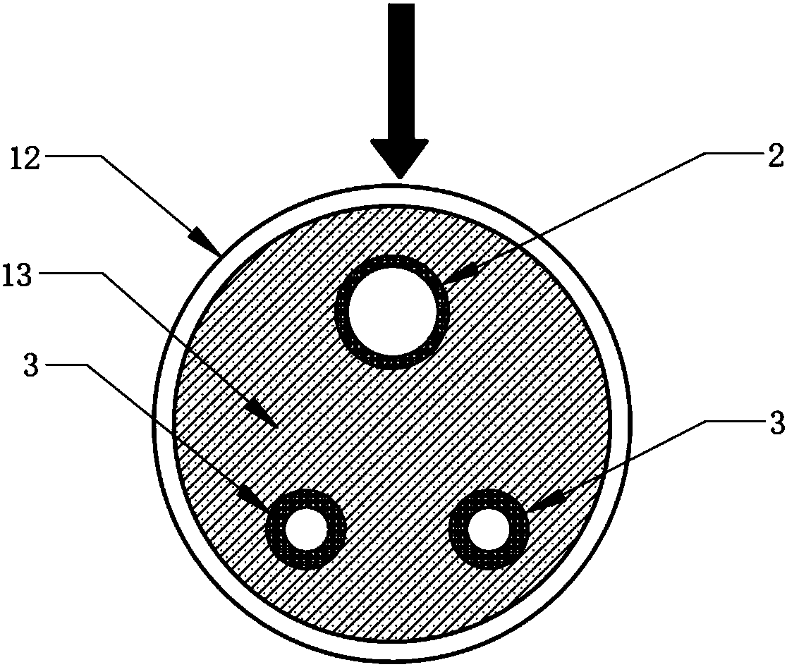 Double-temperature-region energy accumulating heating solar hot water system and working method thereof