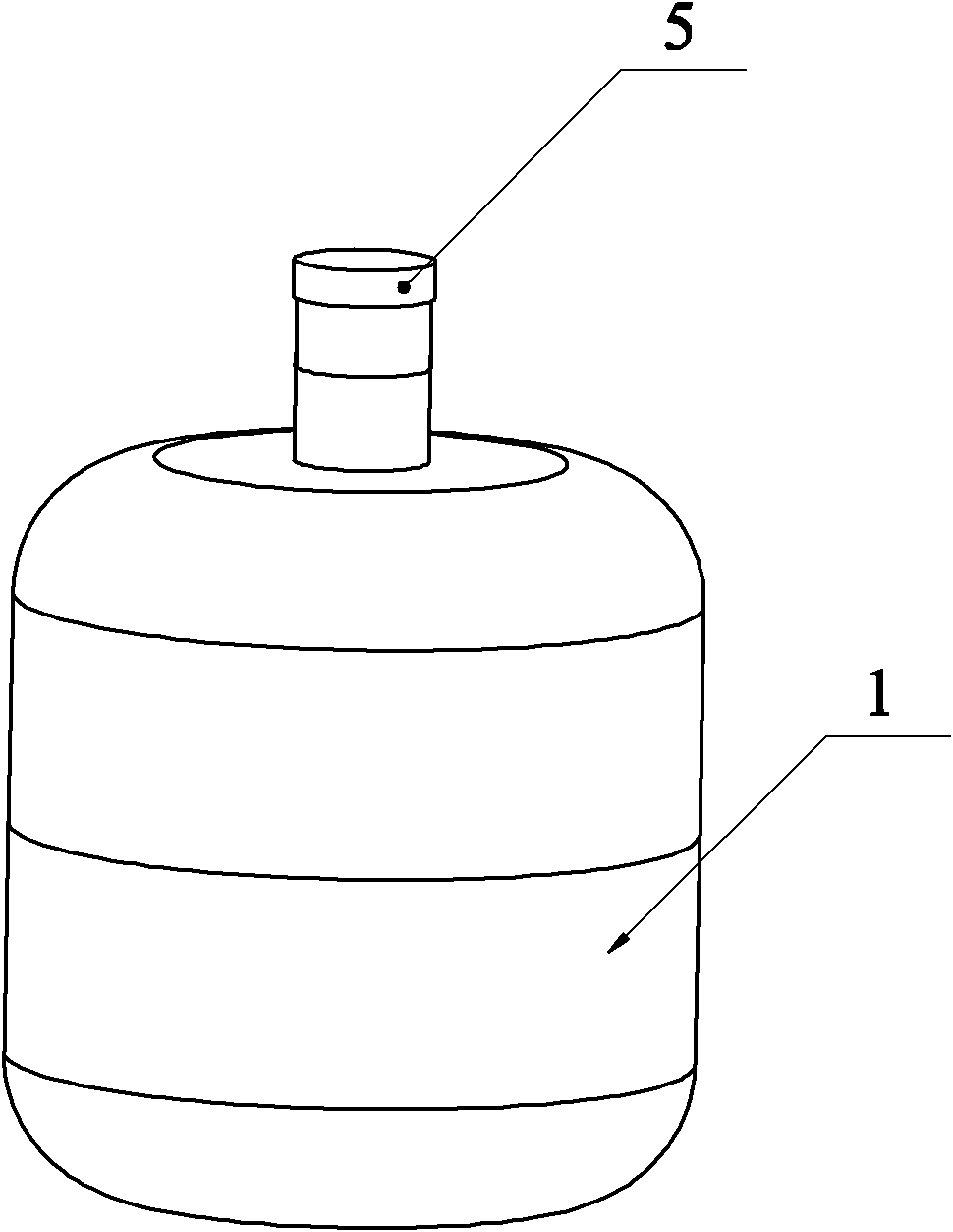 Filling drum with inner film bag and aseptic and sealed filling process of a beverage