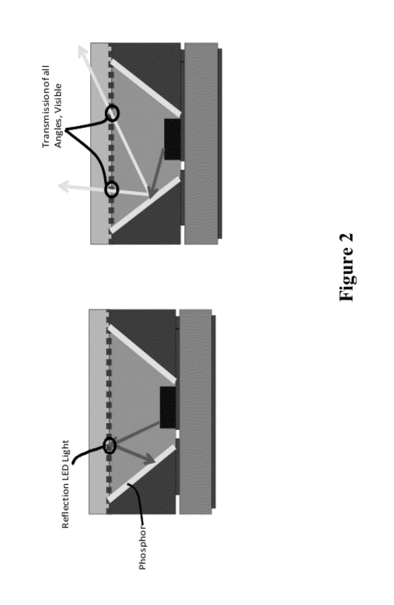 Optical device with wavelength selective reflector