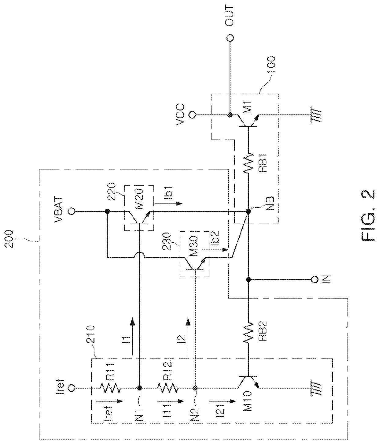 Bias circuit and amplifying device with dual compensation