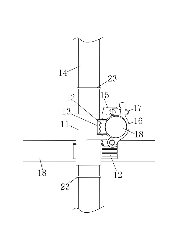 Scaffold upright tube