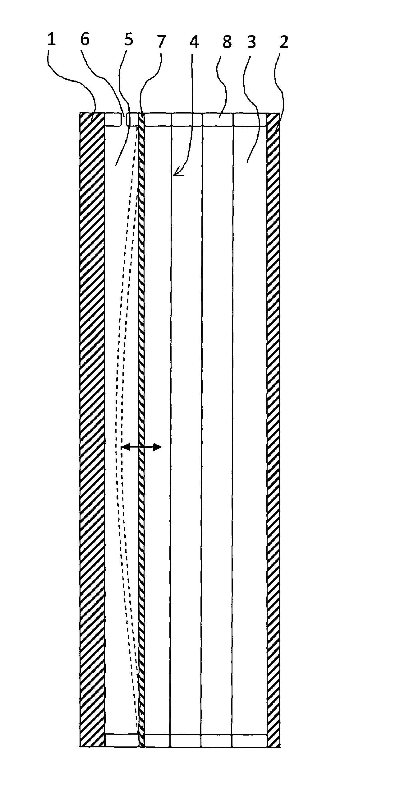 Multi chamber filled construction panel