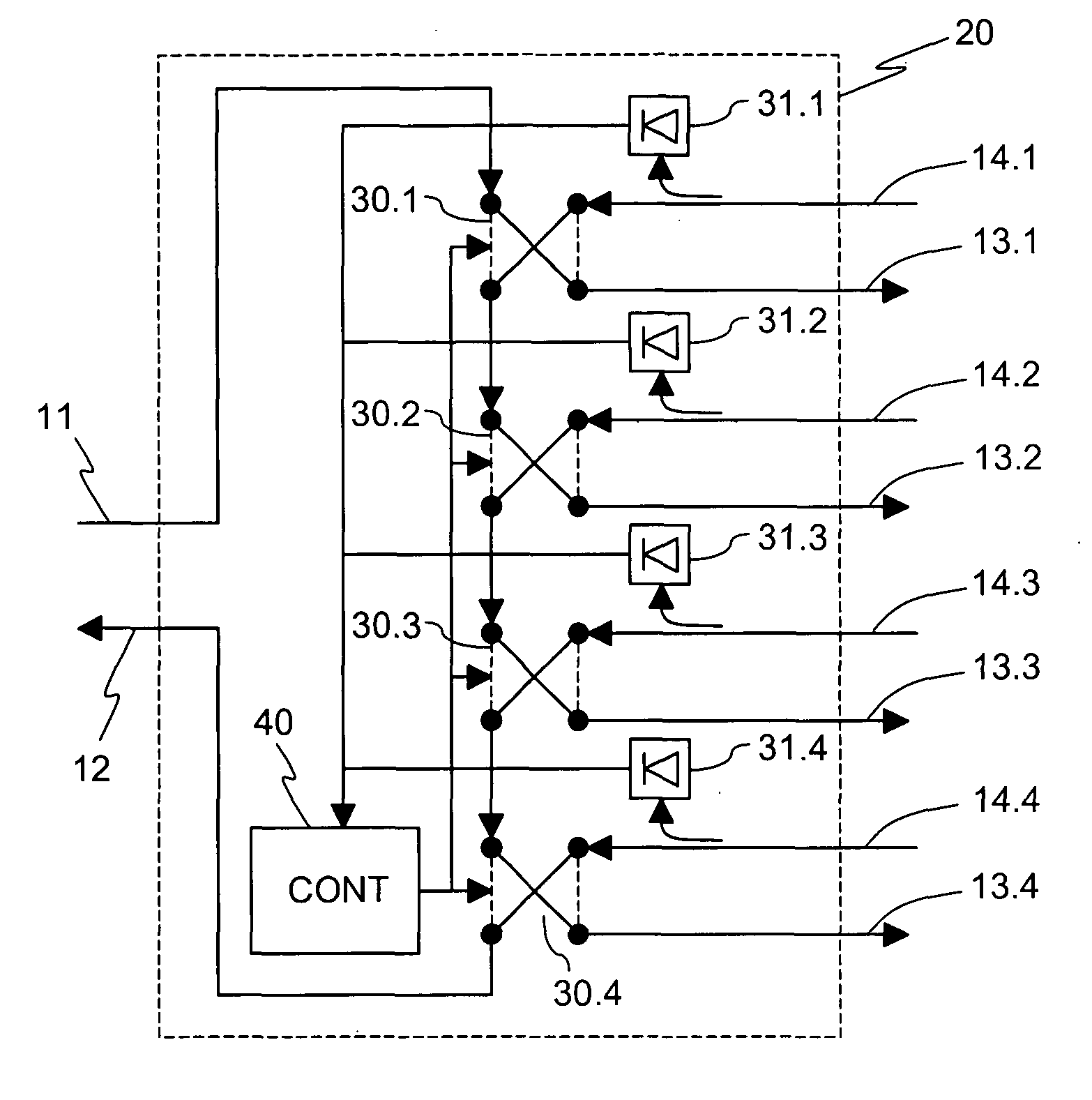 System and method for a protected optical access ring network