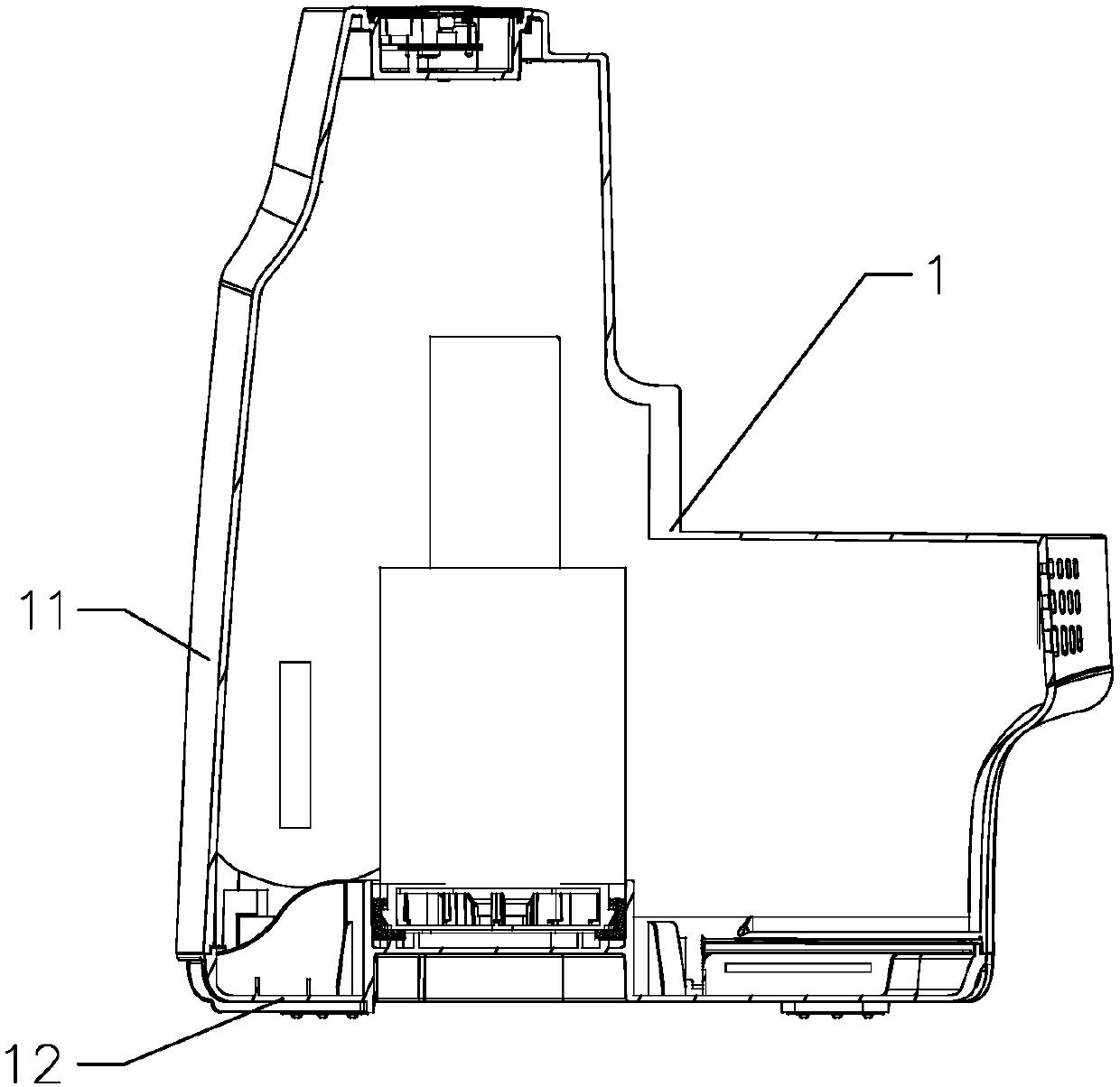 Accurate-weighing food processing machine and weighing method