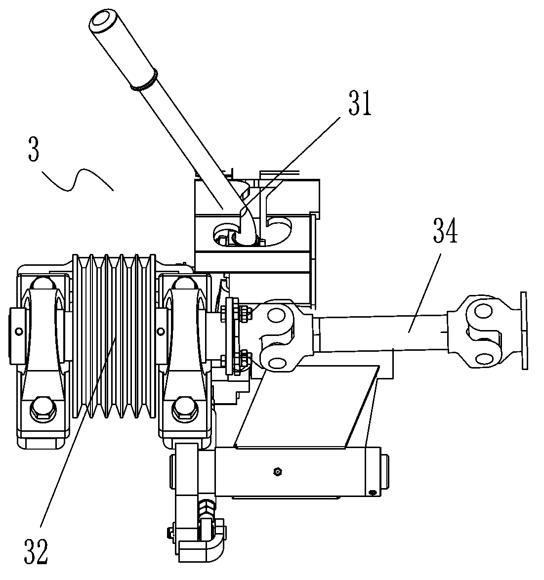 Movable chopping machine