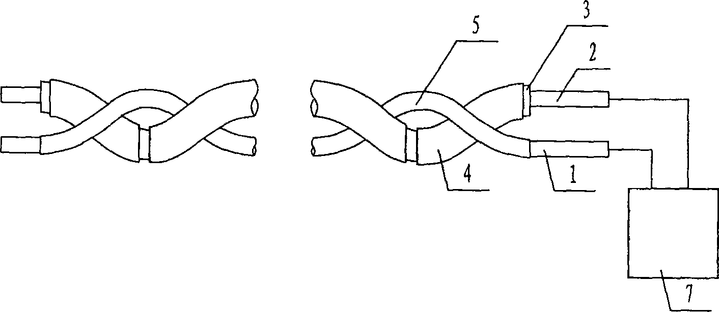 Repair-reporting control method for resumable linear temperature-sensing detector