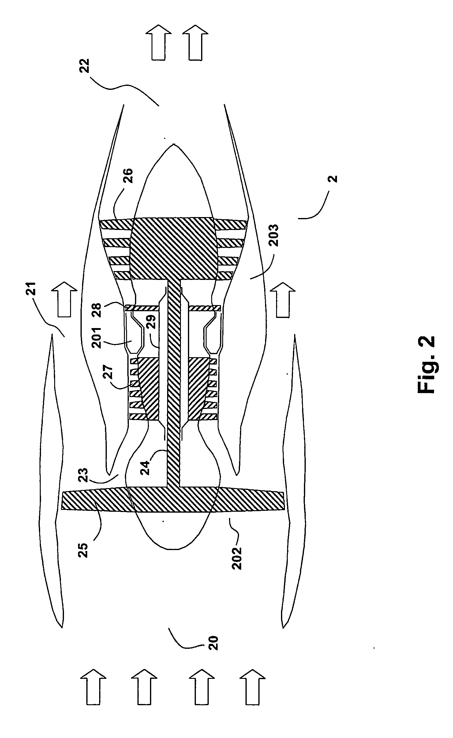 Method and apparatus for cleaning a turbofan gas turbine engine