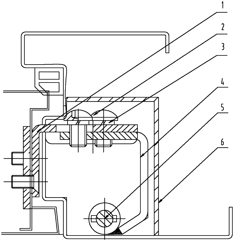 Duplex bearing type 180-degree blind hinge