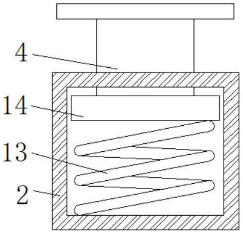 Storage battery pack with damping function