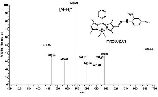 Preparation and application of a fluorescent molecular probe for detecting hypochlorite ion