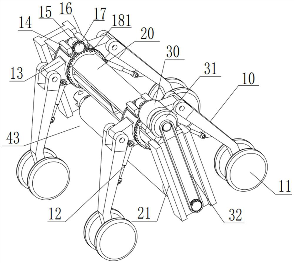 A geotechnical roll laying equipment