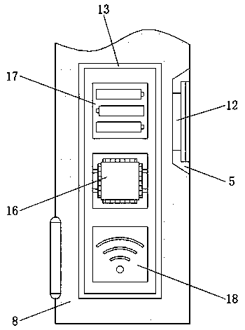 Power distribution cabinet with induction lighting