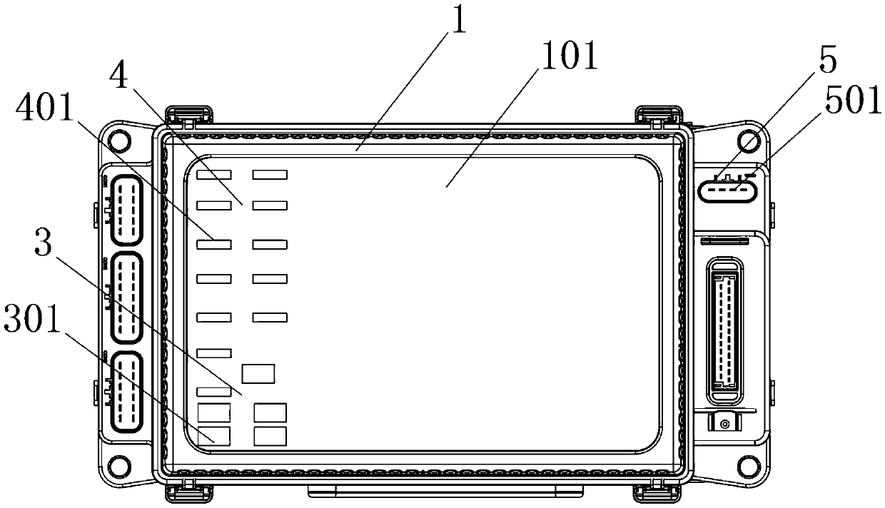 Pure electric coach intelligent power source cabinet