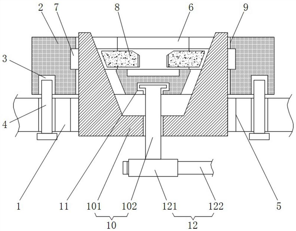 Fixing device for bolt assembly automatic production and working method thereof