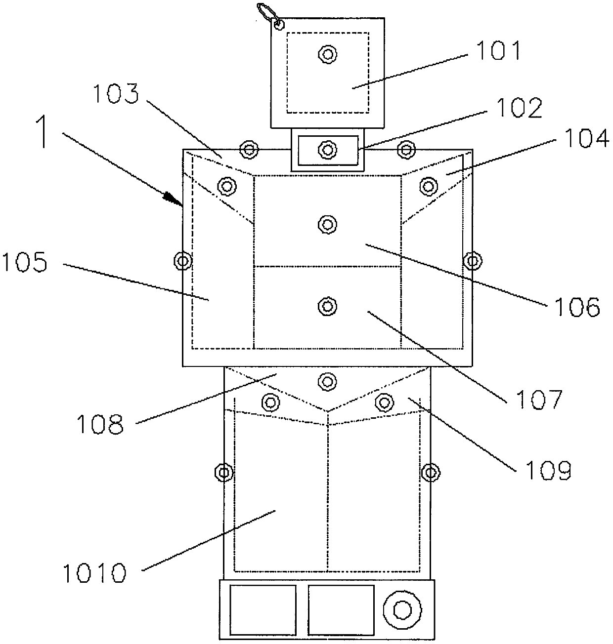 Multi-functional humanoid marker for classifying the wounded on battle site