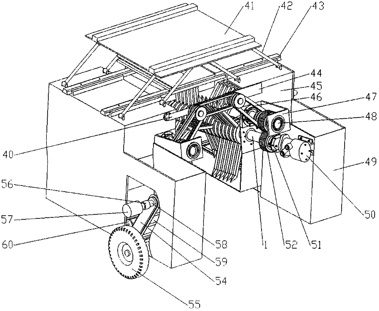 Multi-spindle caragana seed harvester