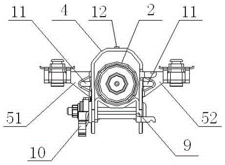 Collapse-type electric power steering column installing support