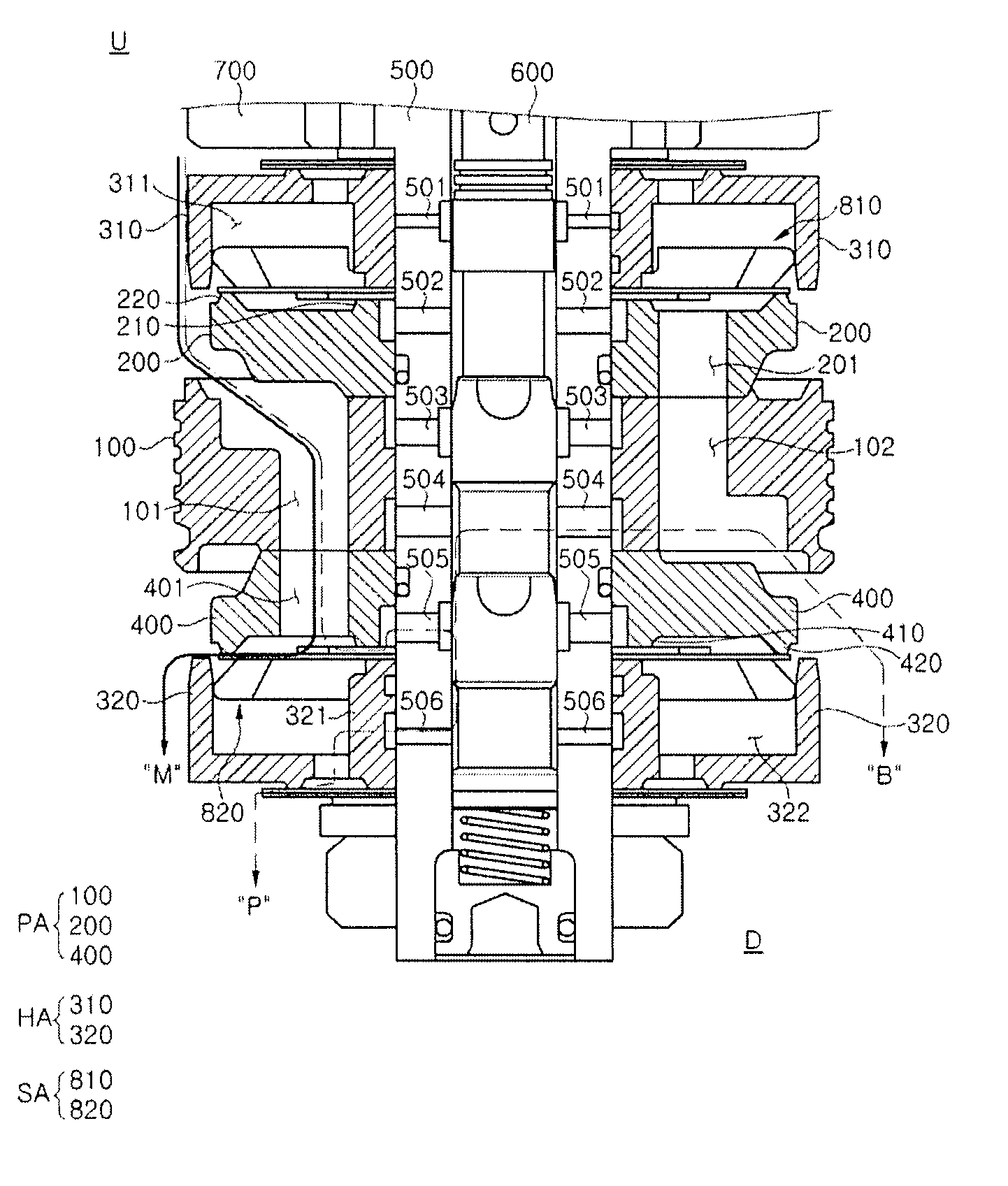 Electronically controlled internal damper