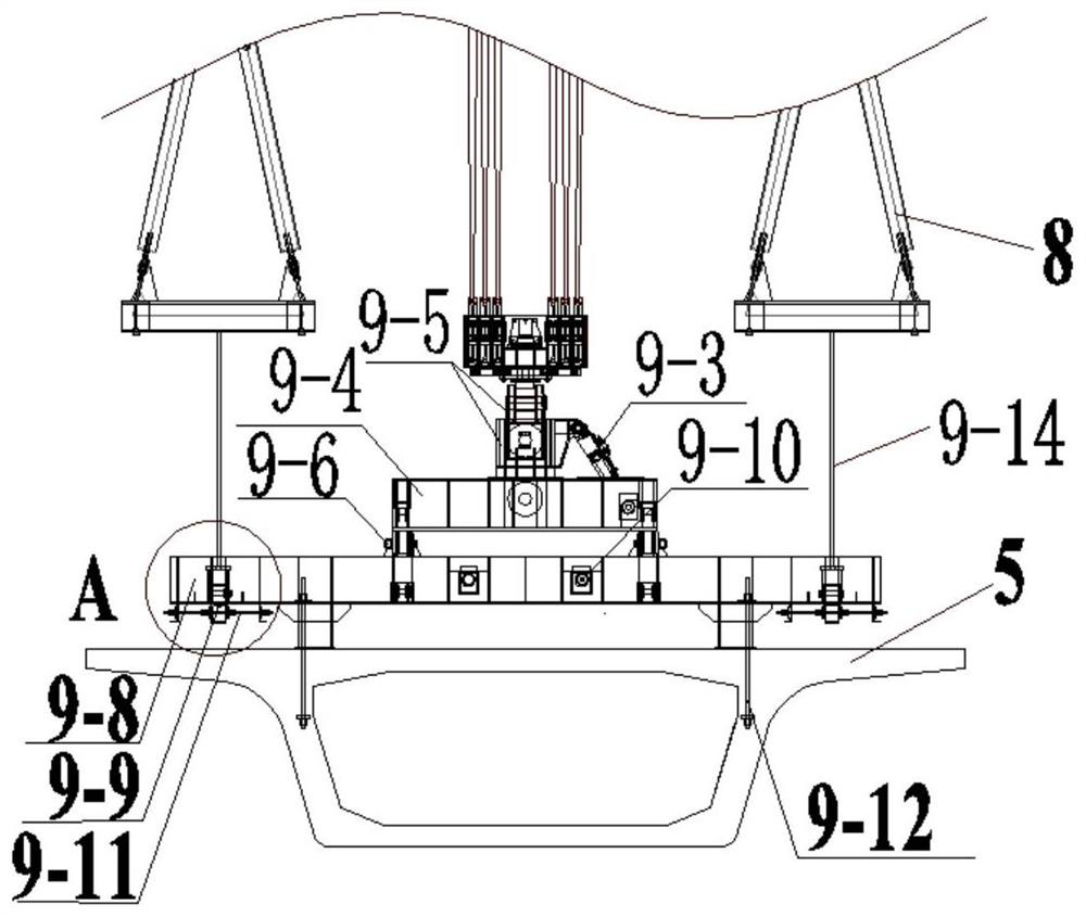 Segment-assembled integrated bridge erecting machine and its construction method