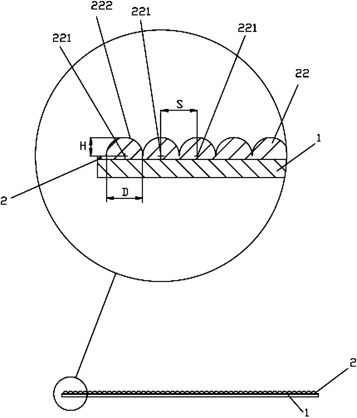 High-penetration microstructure optical film possessing partial light condensed function