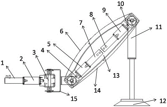 Leg mechanism of multi-legged robot for cleaning and maintaining external wall