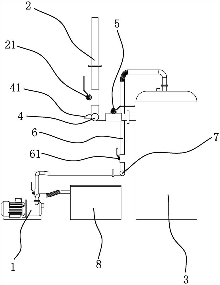 Vacuum dehumidifying and filtering system of extruder