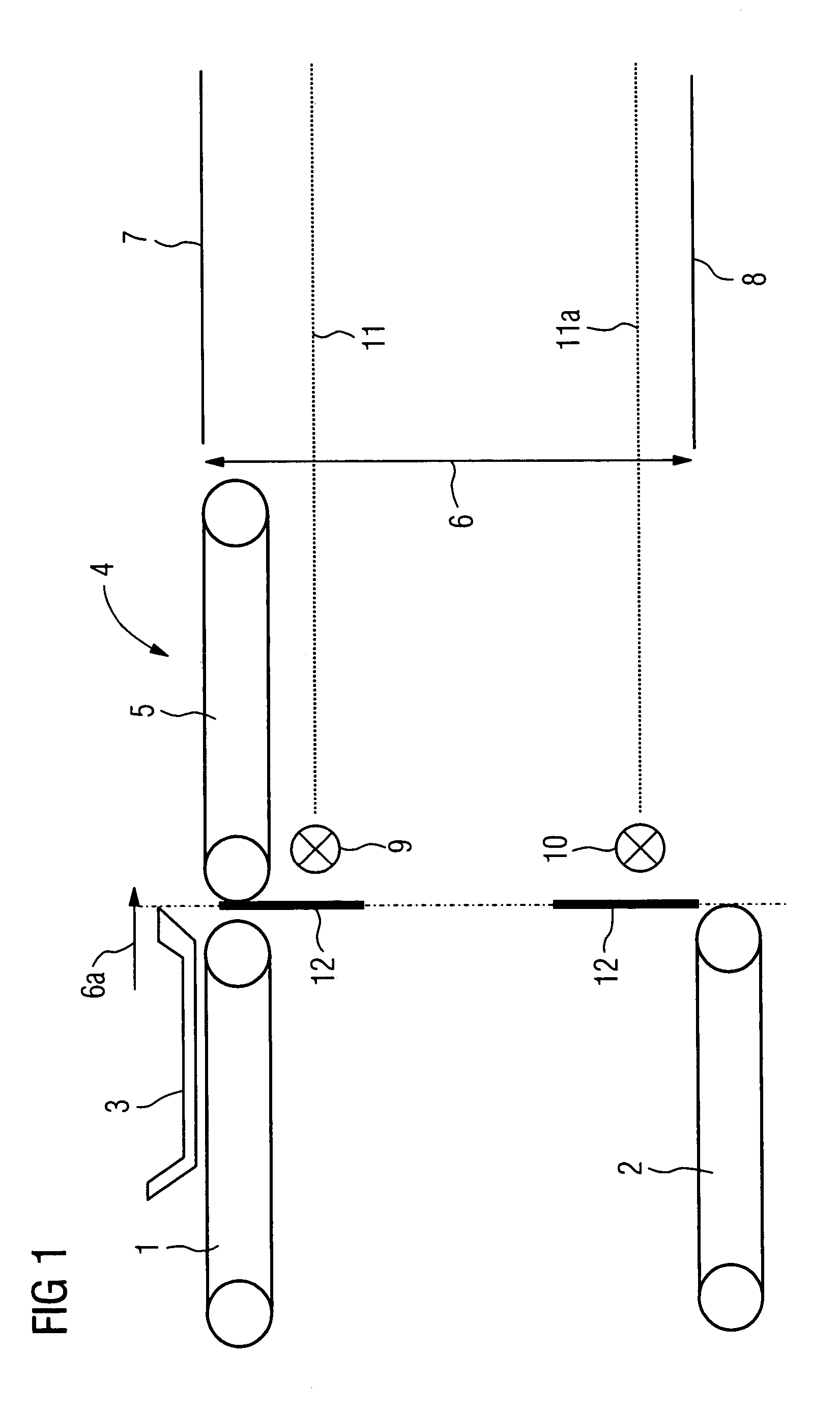 Transport system for articles, in particular containers for baggage pieces, and control method for the transport system