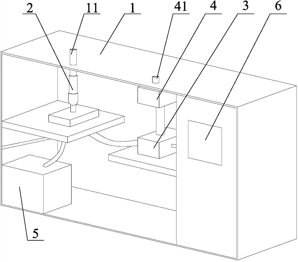 Lung cancer circulating tumor cell detection device