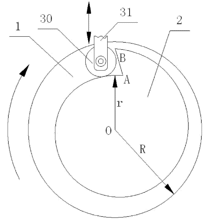 Automatic data acquisition device of mechanical gas meter header