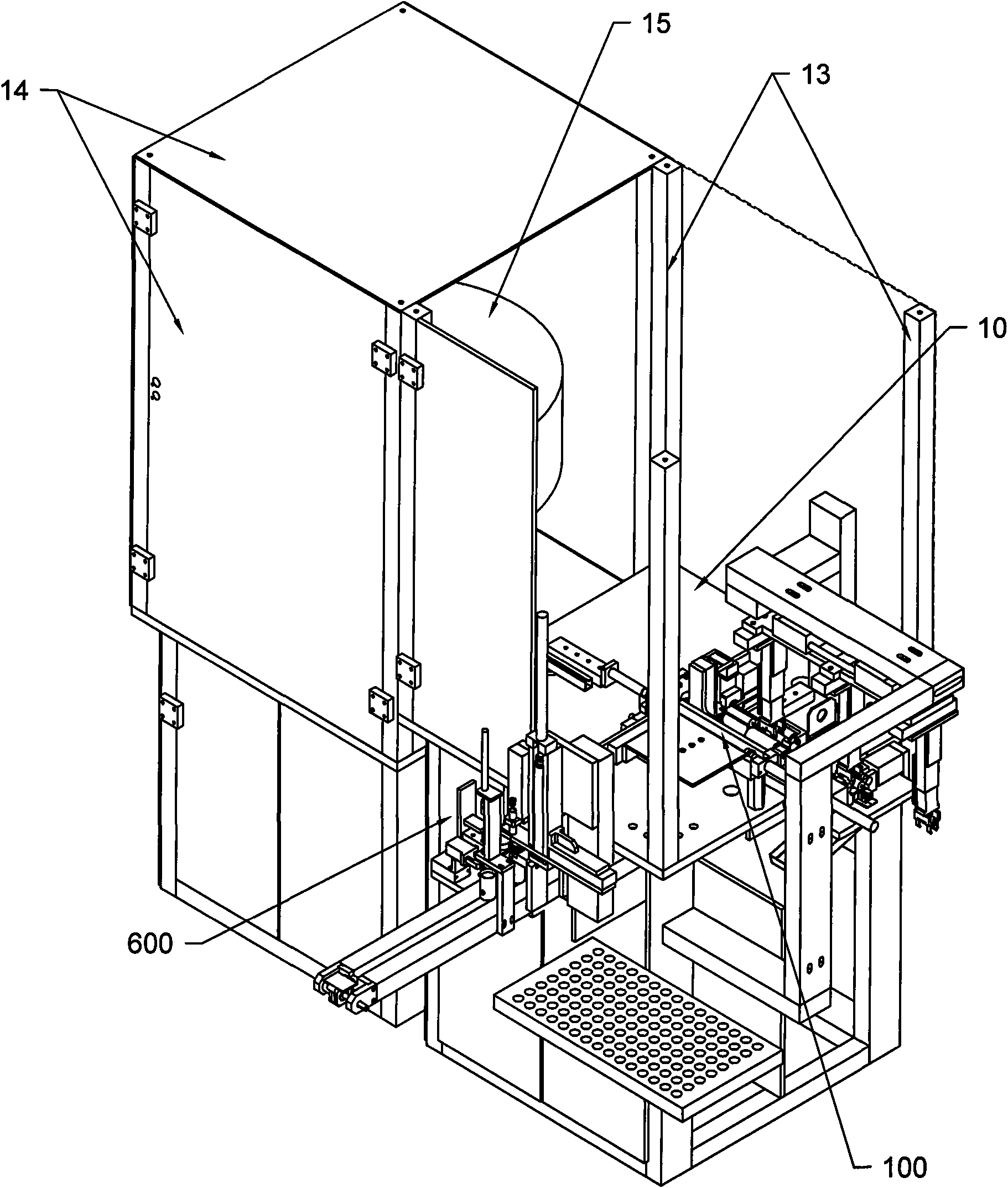 Package machine of cylindrical battery roll core