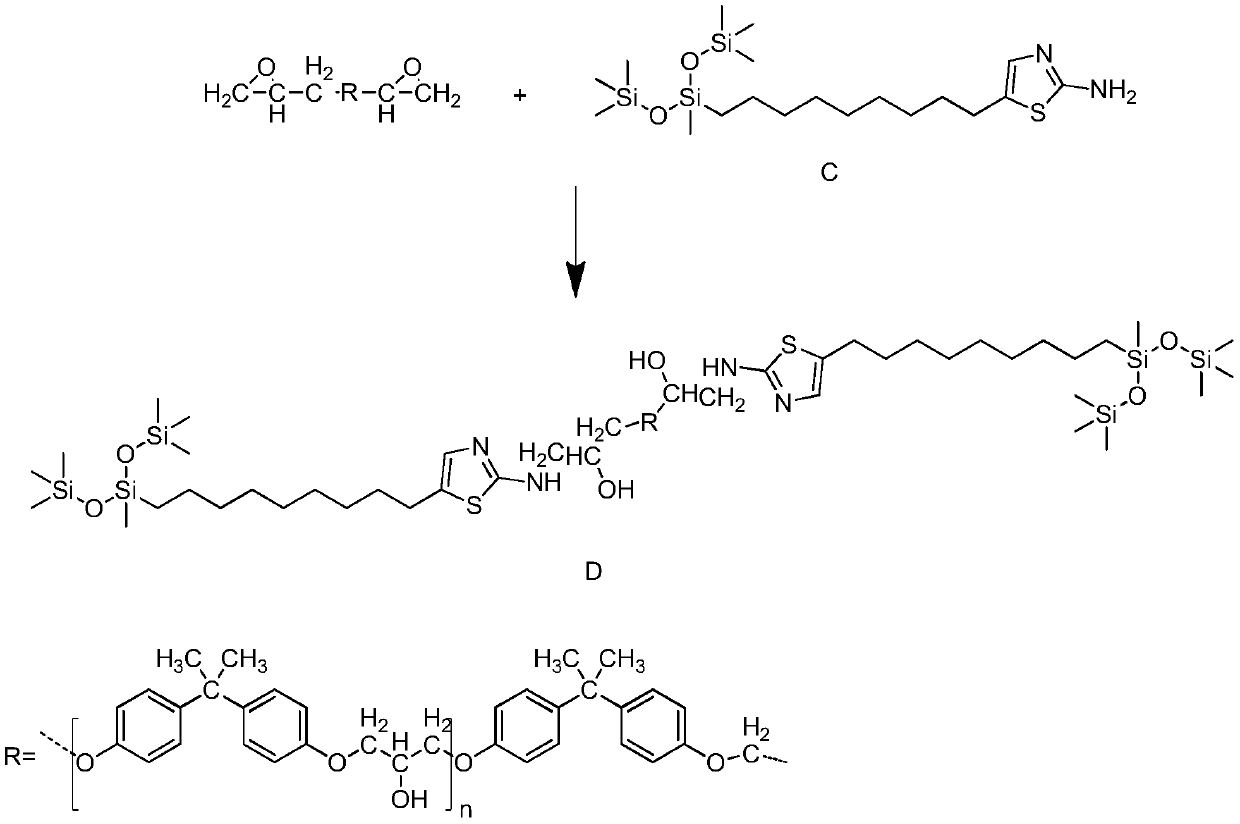 Waterproof mildew-resistant adhesive for food packaging and preparation method thereof