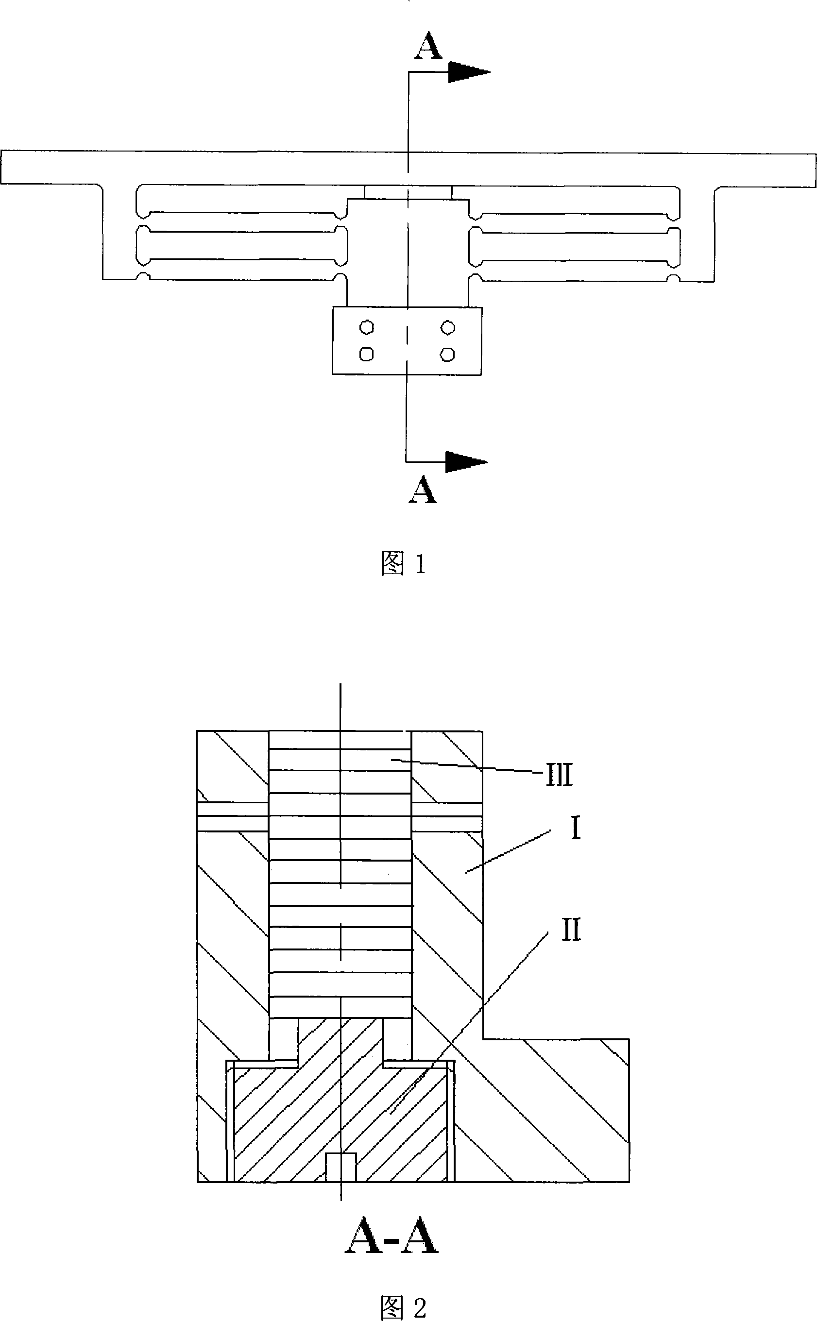 Packaging fixation structure equipment of piezoelectricity fold stack driver