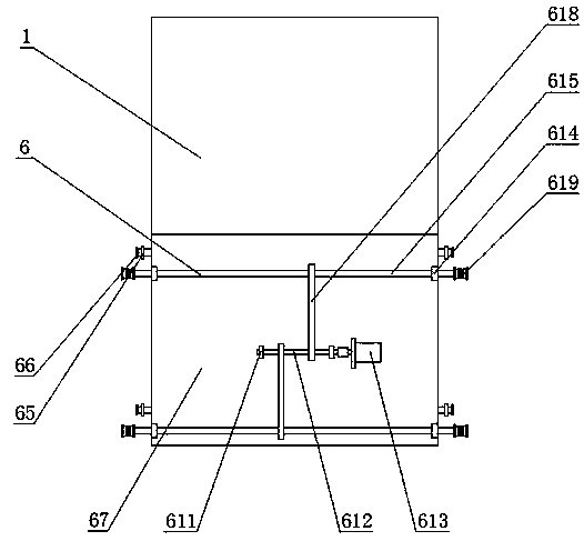 Full-automatic warehouse storage device and working method thereof