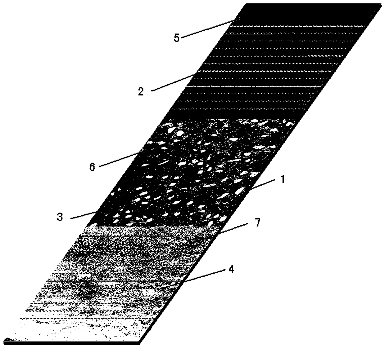 Long jump mat based on visual stimulation