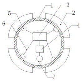 Agricultural plant protection UAV fault forced landing device