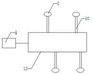 Agricultural plant protection UAV fault forced landing device